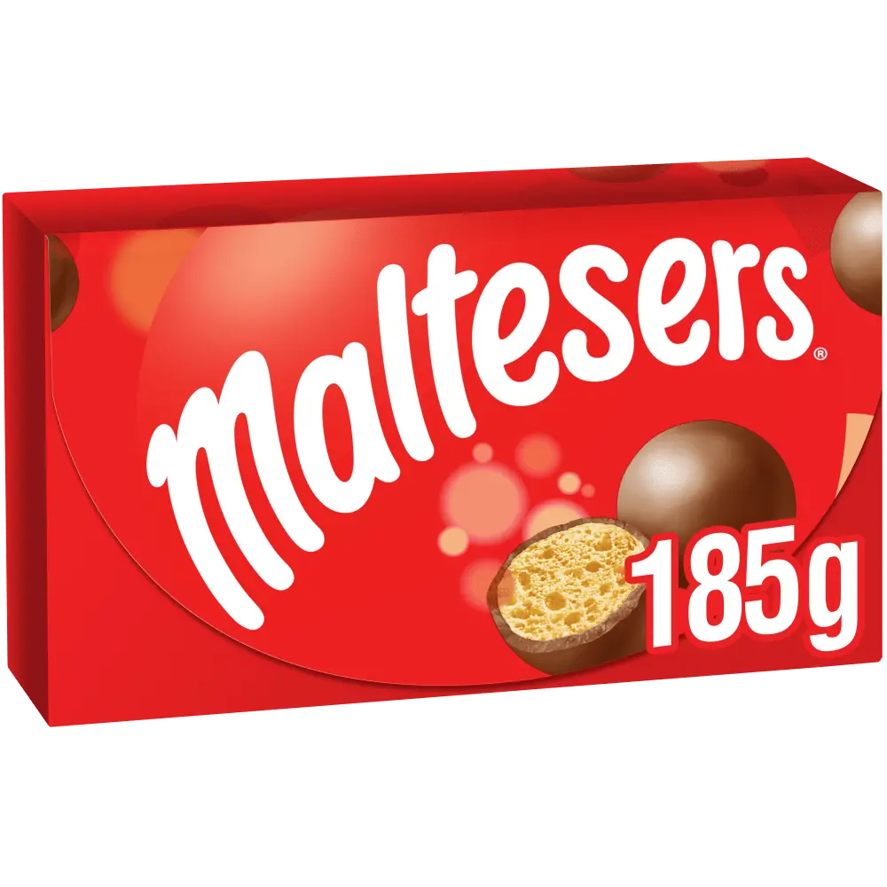 Maltesers Chocolate Gift Box, 185g , Singles, 3 Packs, 6 Packs & Cases