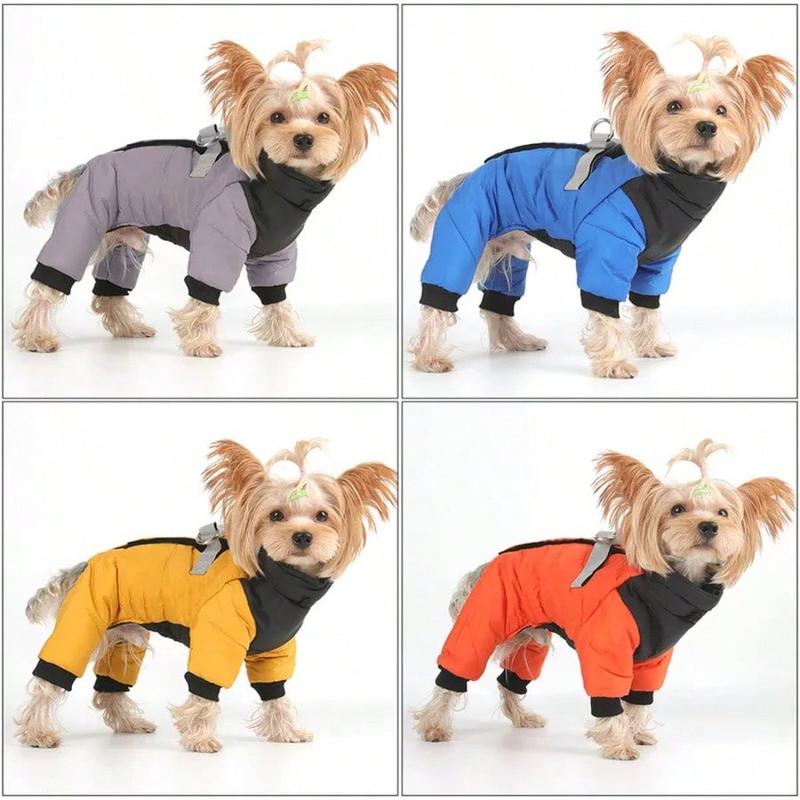 Waterproof Dog Jumpsuit Coat Winter Pet Dog Clothes Warm Puppy Cotton Jacket For Small Medium Dogs Pug Chihuahua Costume Bulldog 3