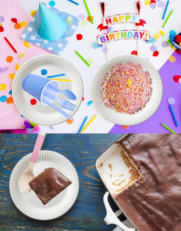 White Paper Plates 100 - 9 Inch Party Plates, 23 cm Picnic Plates - Strong Disposable Plates for Hot Food - Disposable Tableware for Birthday, Office, or Home Party Food 6