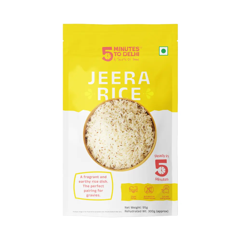 Cumin Rice (Jeera Rice) - Just Add Boiling Water!