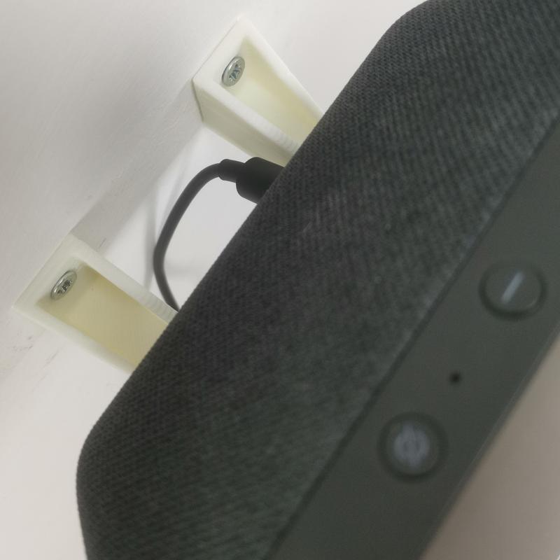 Echo Show 5 Wall Mount Wall Bracket Stand : White (Angled Or Upright) 2