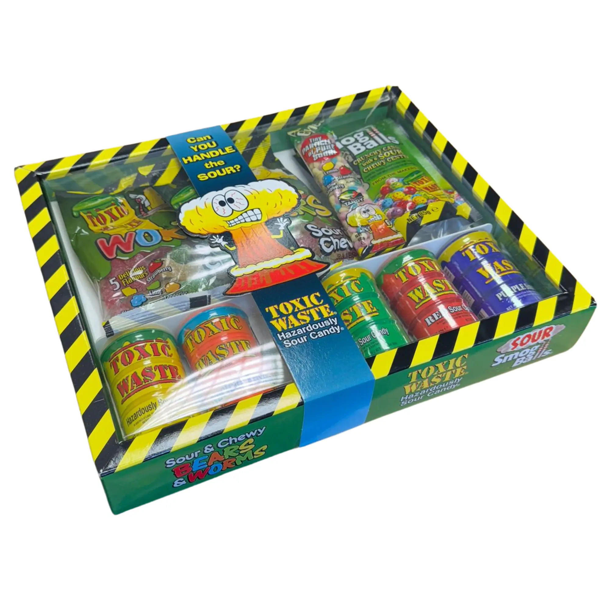 Toxic Waste Mega Selection Gift Box 639g | 9 Sour Sweet Packs | Gift Box | Birthday Present For Him & Her, Men, Women, Boys, Girls - Sweets Bundles