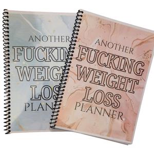 Sweary Journal Calories Tracker Weight Loss Planner Book for Goals 2025- A5 weekly productivity saving budget meal