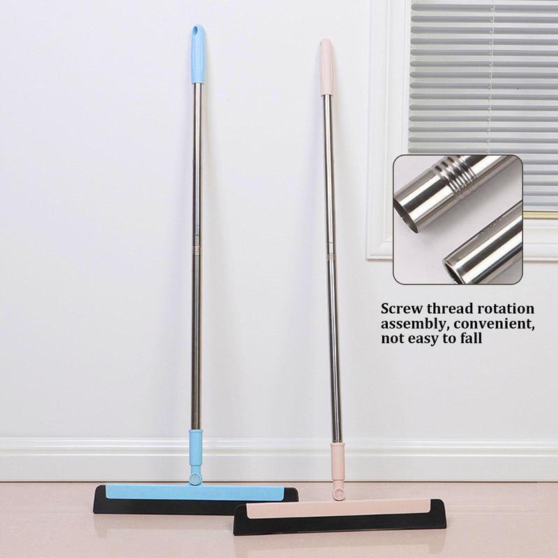 Floor Squeegee Wet Room Tile Cleaning Foam Wiper Extendable Handle Broom For Home cleaning, viral scrubbrush 3