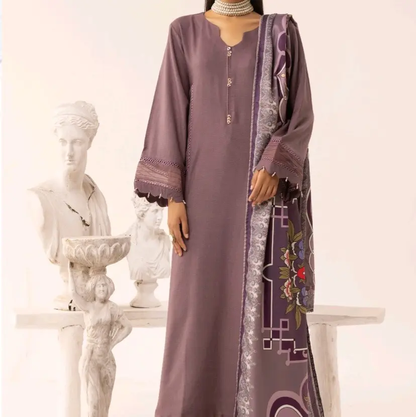 SOPHIA DHANAK SUITS WITH PRINTED SHAWLS