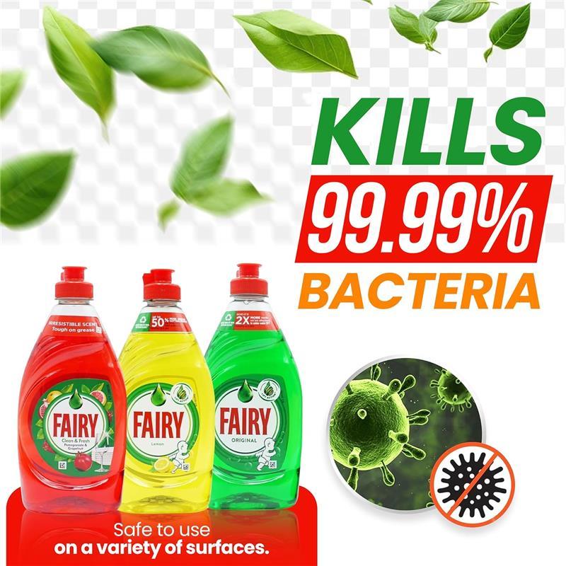 3 Pcs Washing Up Liquid Mixed Pack: Original, Lemon, and Pomegranate 320 ml Household Bottles Cleaner Cleaner Cleaning Scented Perfume 5