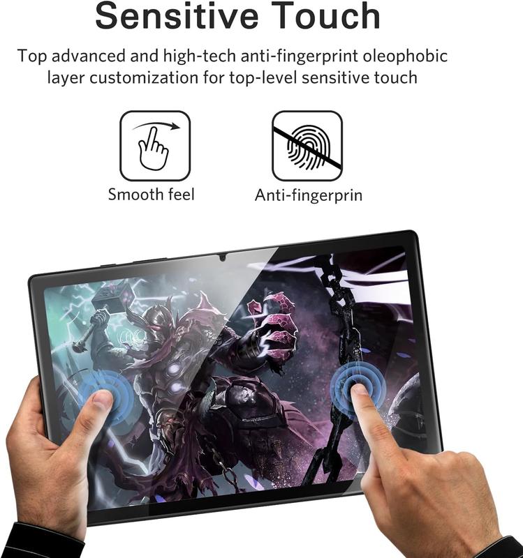 1-Pack Screen Protector for Samsung Galaxy Tab A9 Plus / A9+ 11 inch 2023 Tablet (SM-X210/X215/X216/X218) 9H Tempered Glass Film Ultra Clear, Anti Scratch Tab A9+ Accessories Computer Installation Smooth Protection Cover Protective Accessories Computer 5