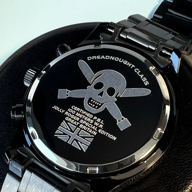 Tactical Watch Chronograph Hybrid Military-Grade Royal Navy-Jolly Roger - Paul Bowman London 8