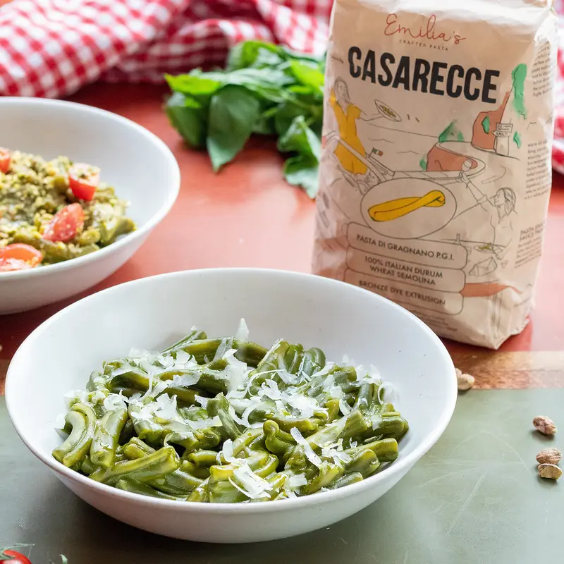 Premium Italian pasta - Casarecce shape - 3 x 500g packs - Emilia's crafted pasta 0