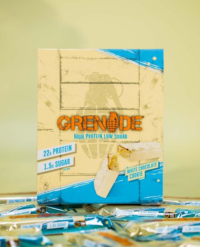 Grenade White Chocolate Cookie Protein Bar 2