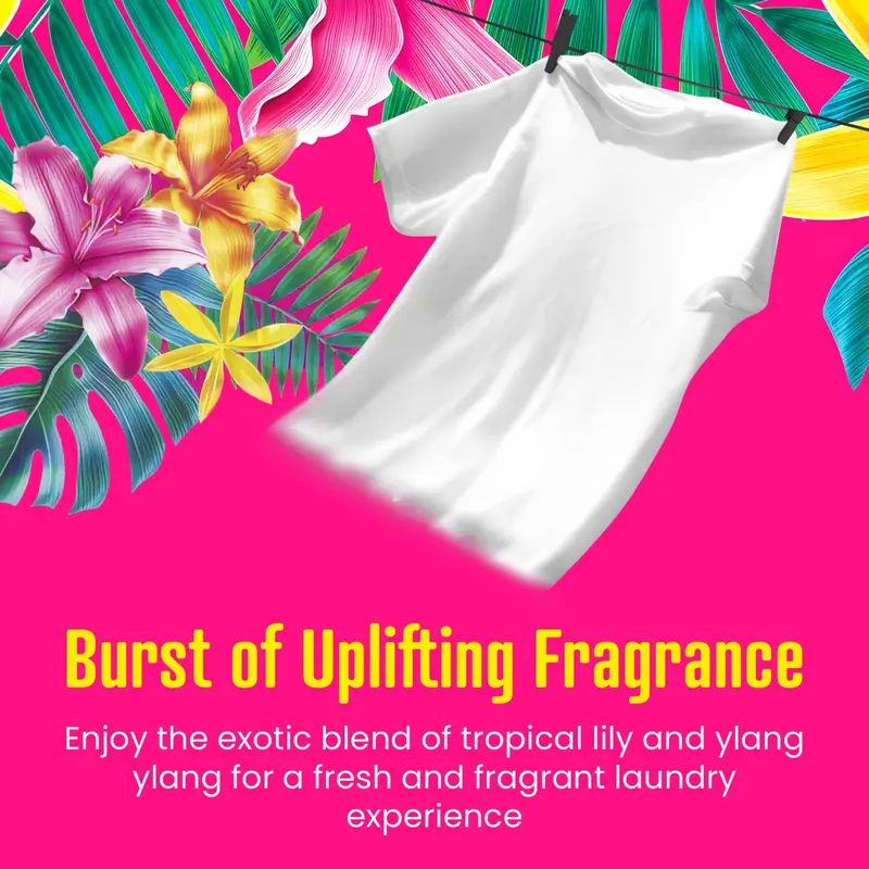 Surf Brilliant Household Clean Washing Powder-Concentrated Formula-Uplifting Fragrance-Removes Tough Stains-Tropical Lilly With Ylang Ylang-6500g-130 Washes 2