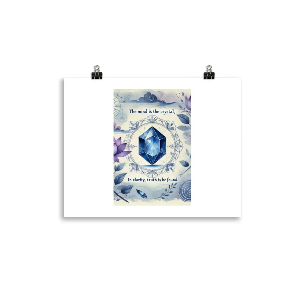 Photo paper poster