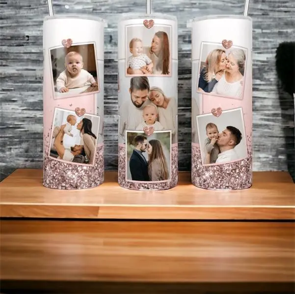 Personalised Photo Tumbler, Custom Picture Tumbler, Insulated Photo Tumbler, Gift for Her, Keepsake Tumbler drinkware 0