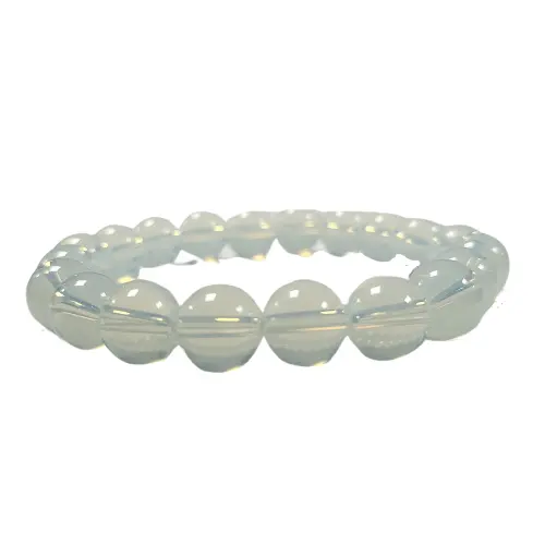 Opalite Bracelet 8mm Round Beads Elevated Momentum Bracelet crystal bracelet 0