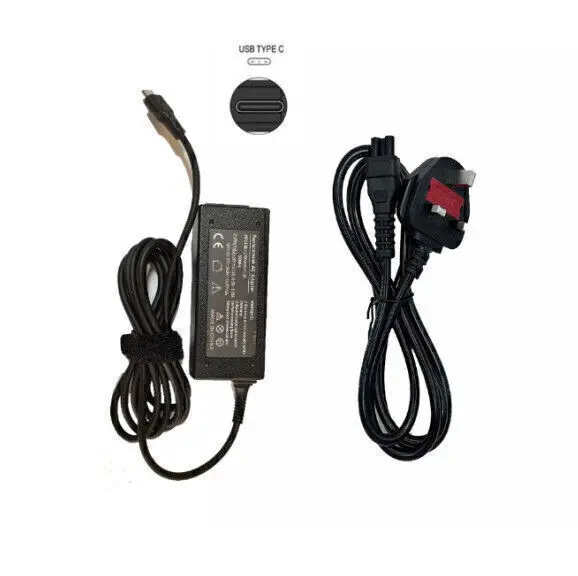 For Lenovo Acer HP Apple Sony ASUS 65W TYPE-C USB-C Laptop Power Adapter Charger 4