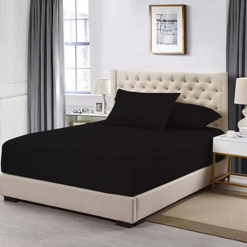 40cm/16in Extra Deep Fitted Sheets Cotton Rich Bed Sheets For Mattress All Sizes 5