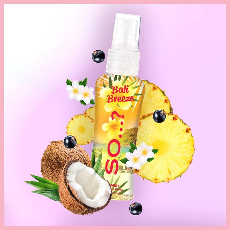 So…? Escapes Womens Gift Set, with Ibiza Dream, Bali Breeze, Mykonos Nights & Majorca Love, Fragrance Spray Set (4 x 50ml),Midnight magic mist, Love Potion,secret crush perfume. Body Care Body Mist Comfort Cosmetics Scented 6