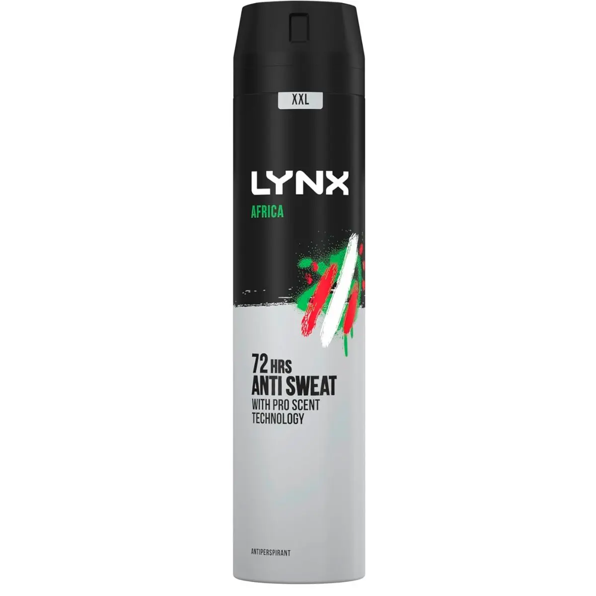 Lynx XXL Africa Antiperspirant Deodorant Spray 72-hour protection against odour and wetness no-fuss aerosol for all-day freshness 250 ml