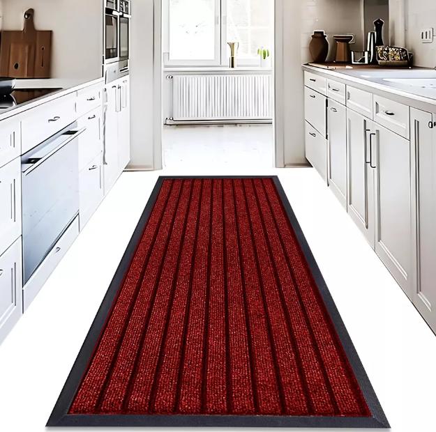 Non Slip Rubber Backed Door Mat Indoor Outdoor Hallway Runner Rug Washable Rugs 2