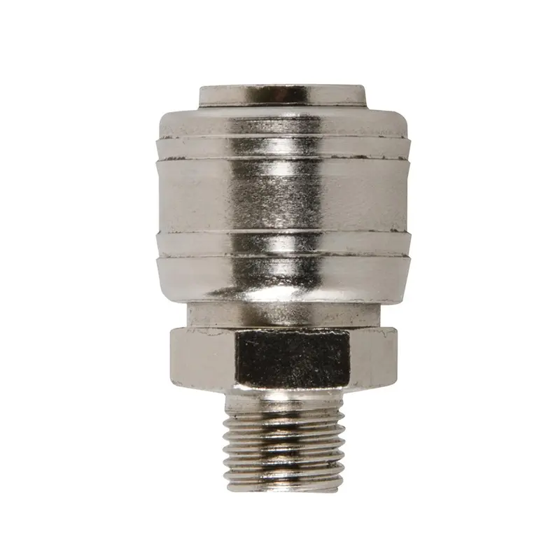 Euro Air Line Fitting Quick Release For Compressor Hose 1/4" BSP Male Thread 4