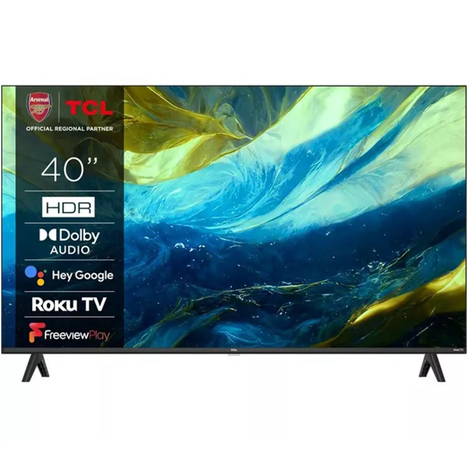 TCL 40RS550K Roku TV 40'' Smart Full HD HDR LED TV with Dolby Audio & Free Streaming smart  tv