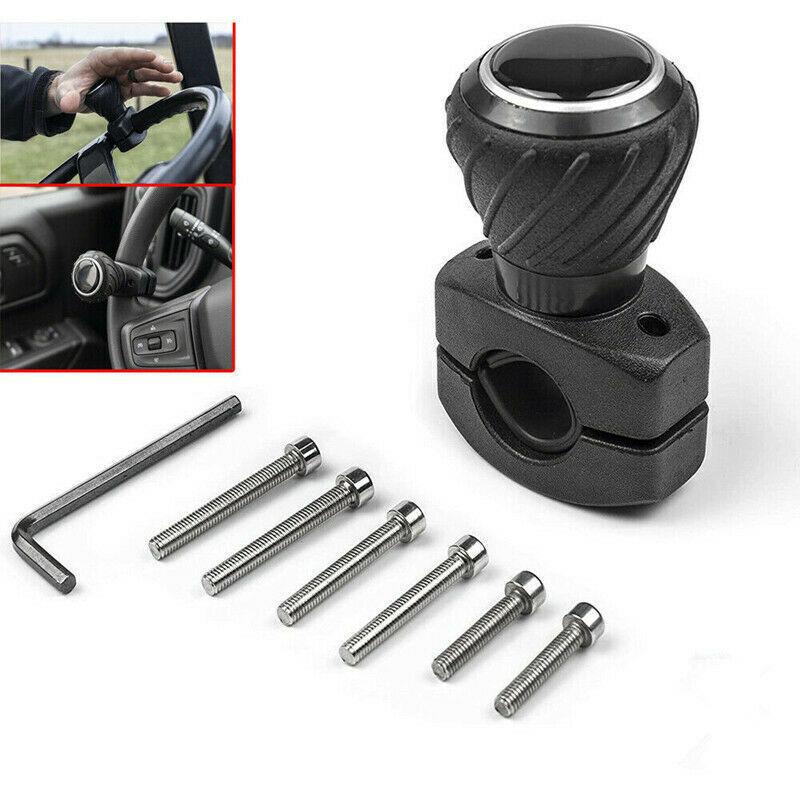 Power Steering Wheel Aid Car Truck Lorry Handle Assister Knob Spinner Ball Black 1