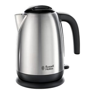 Russell Hobbs Kettle, Quiet Boil Classics Kettle, Stainless Steel, 1.7L Capacity, Perfect Pour Spout
