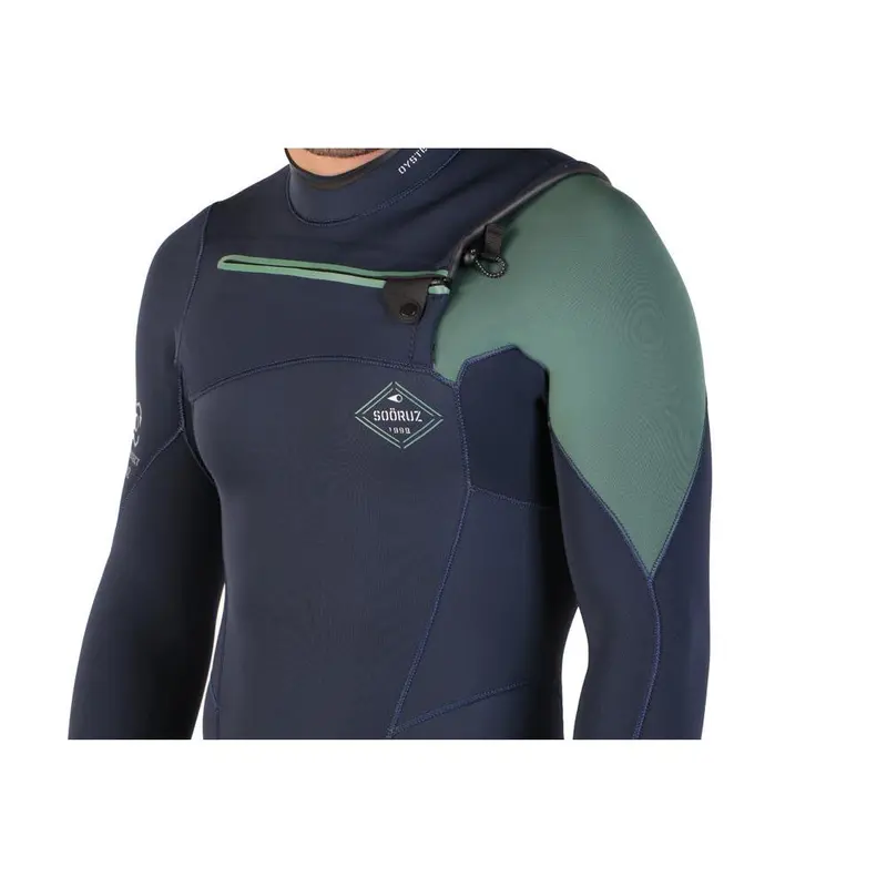 Sooruz FIGHTER 5/4/3 Fullsuit Chest Zip Wetsuit (Navy) 3