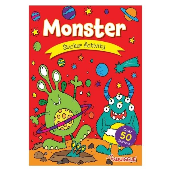 Youngland My Fun Sticker Activity Books – Pack of 4 – Pirates, Monsters , Unicorn & Princess 1