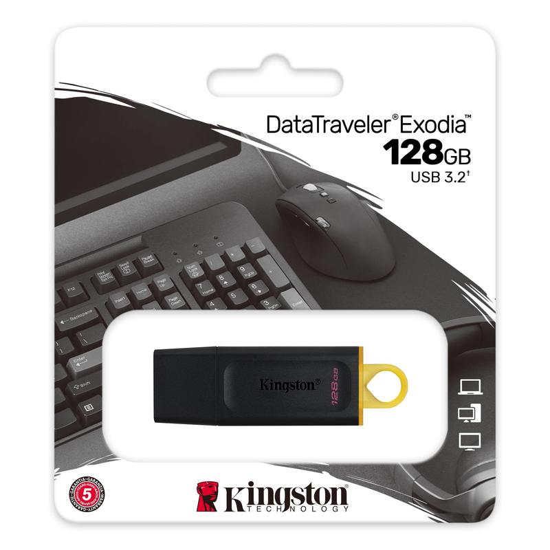 Kingston Technology DataTraveler Exodia USB flash drive 128 GB USB Type-A 3.2 Gen 1 (3.1 Gen 1) Black 2