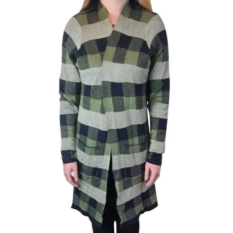 Colleen cheque cardigan
