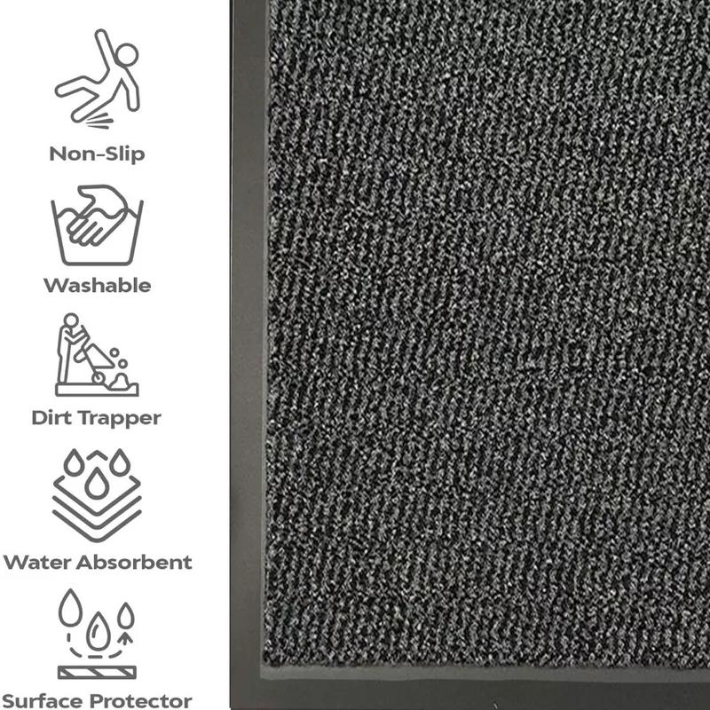 Heavy Duty Rubber Barrier Mat Non Slip Hall Hallway Kitchen Runner Rug Door   safety  mat entryway  mat 8