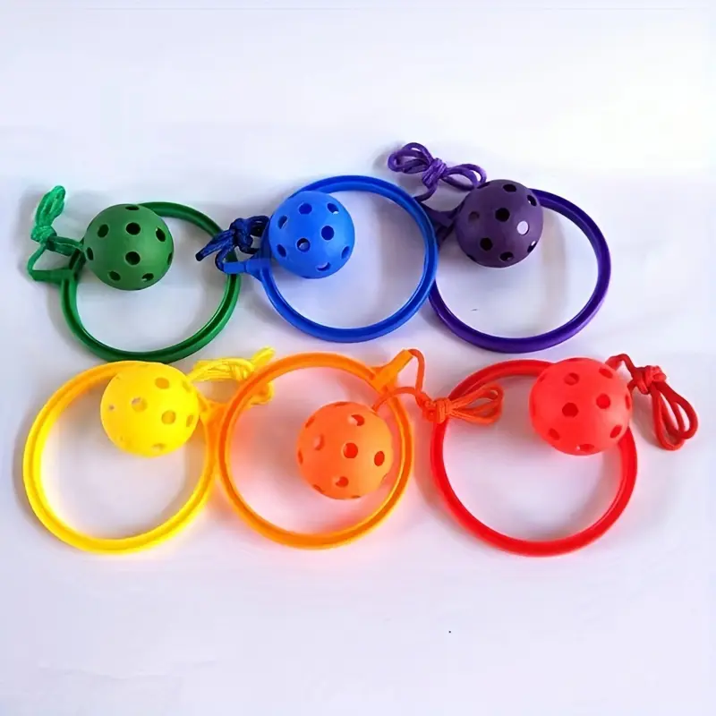 Lemon jump ball swing ball Tie foot with bounce sense system training equipment game props bounce ankle ring bounce fitness ball magic wheel Christmas, Halloween Gift 1