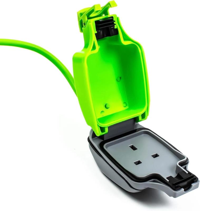 Status IP54 Outdoor Extension Lead Reel Weatherproof Garden DIY Out door Power Socket Way Outdoor 4