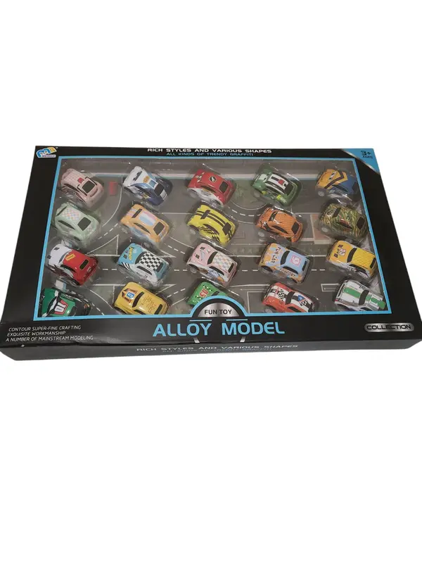 20 pcs pull back alloy model car set various shapes 1