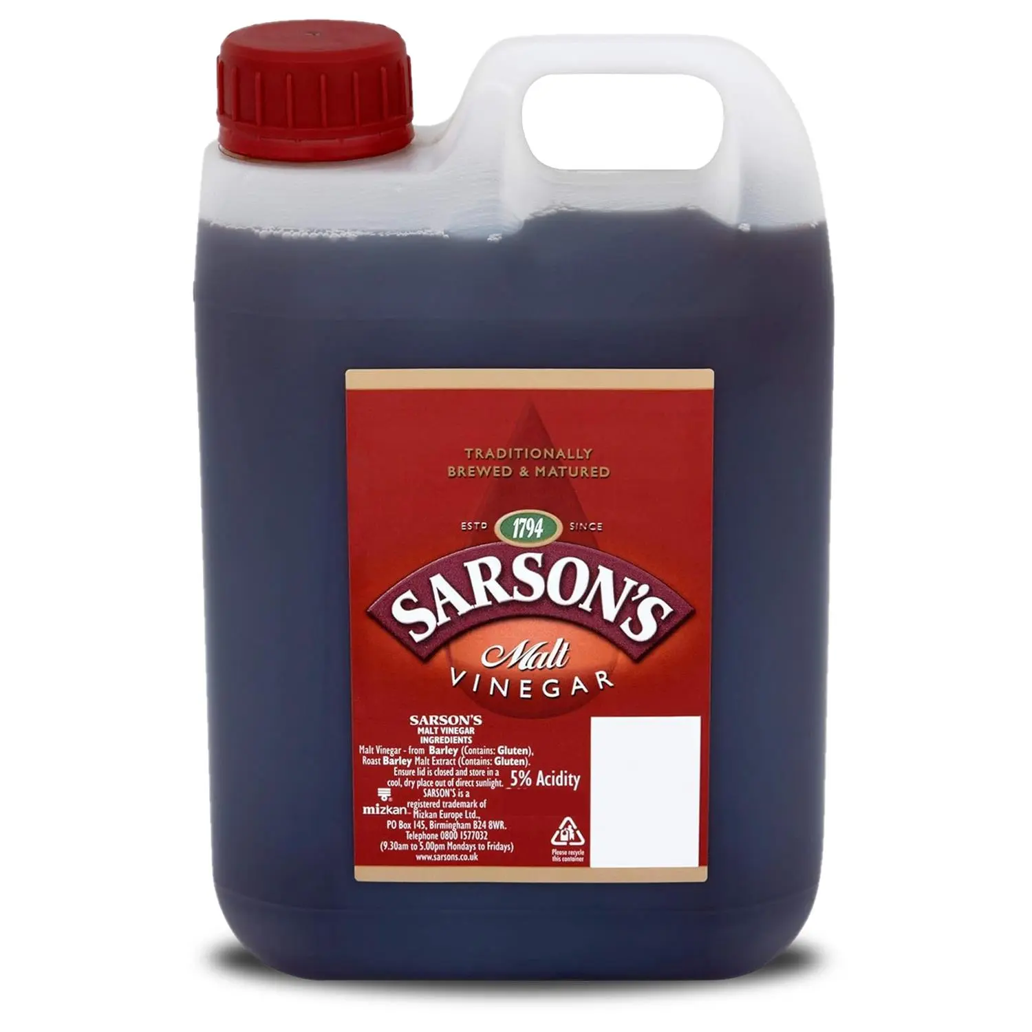 Sarson's Malt Vinegar 1x5ltr