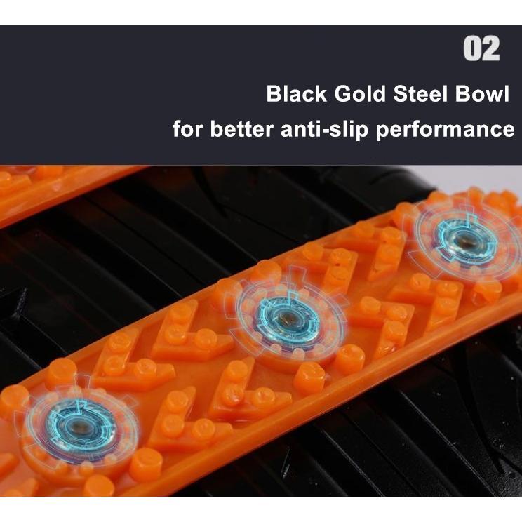 8X Snow Tire Chain for Car Truck SUV Anti-Skid Winter Emergency Muddy Driving 4