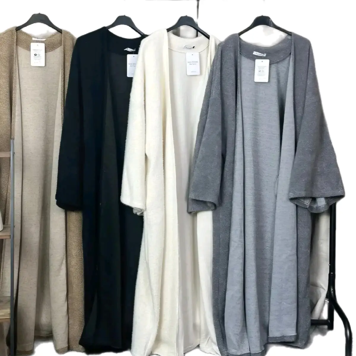 Women's Oversized Coatigan - Soft and Thick Material - Jackets, Womenswear