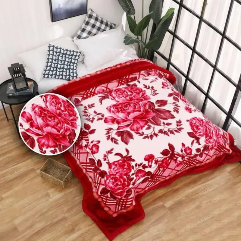 Fleece Blanket 2 Ply Reversible - Luxury Faux Fur Throw Fluffy Blanket for Bed | Soft Warm Thick Fleece Blanket | Bed Throw King Size Blanket Adult Bedroom (240x200cm)top quality super soft blanket silk touch designed in turkey 6k blanket 5