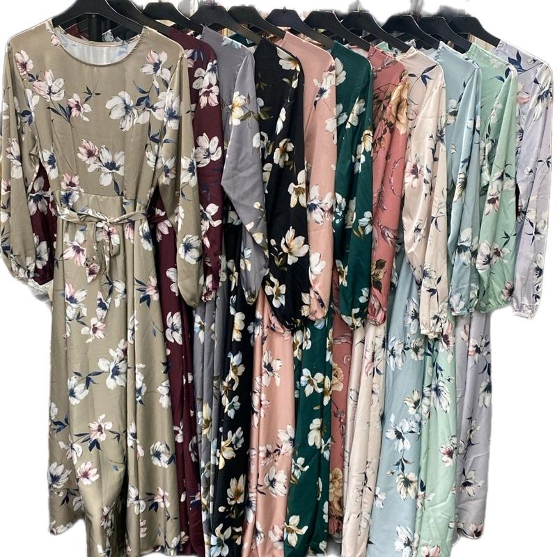 Women's casual long maxi dress  ,Abayas Comfortable Long Sleeve 0