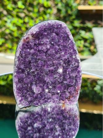 Purple Amethyst from Uruguay high grade Amethyst Cutbase self standing gift raw crystal amethyst 1