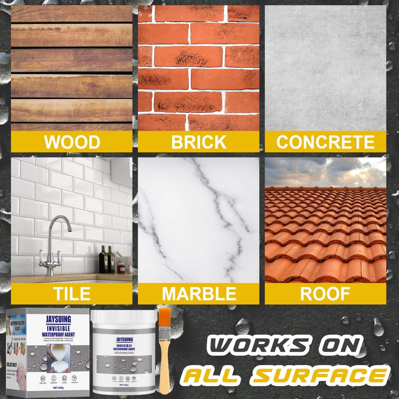 Product Introduction of Jaysuing waterproof glue sealant repairs various water leakage problems. Bathroom and kitchen exterior walls do not need to smash bricks to repair leaks. Paint waterproof glue 7
