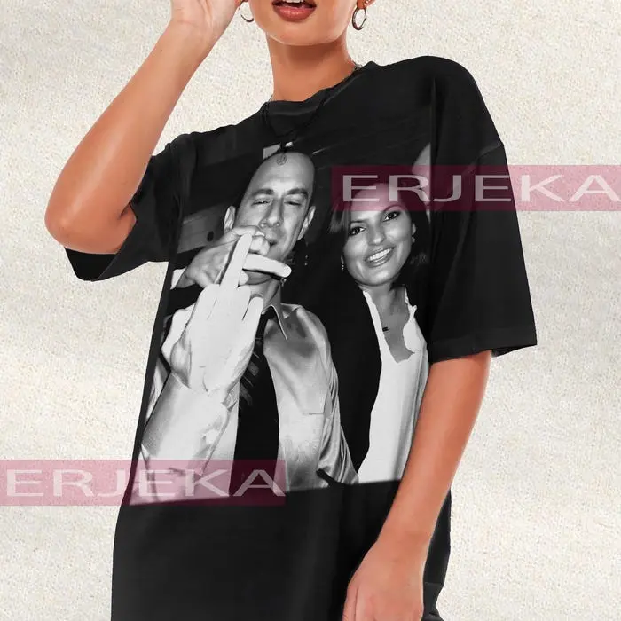 Retro Elliot Stabler And Olivia Benson Shirt, Elliot And Olivia Tshirt, Law And Order SVU Tee, 90s Graphic Tee, 90s Movie Tshirt #168
