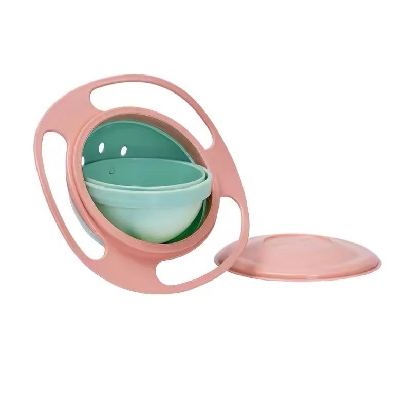 Baby Feeding Bowl Gyro Bowl 360 Degree Rotation Spill Resistant Feeding Dishes for Baby Training Children Spill-Proof + kids + gadget + Kitchen supplies + crockery + beauty + feeding bowl + gadget 7