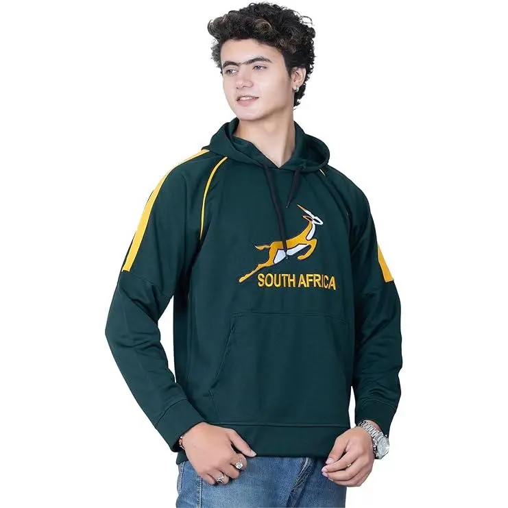South Africa Rugby Hoodies Pullover Unisex Full Sleeve