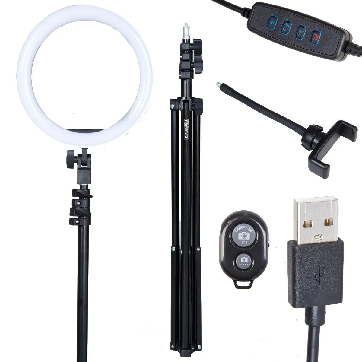 10 Inch USB Ring Light | Includes Floor Stand