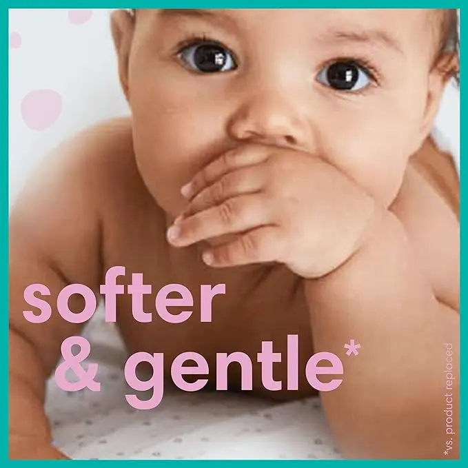 Pampers Sensitive Baby Wipes Pack of 12 x 52 Soft & Gentle Clean 4