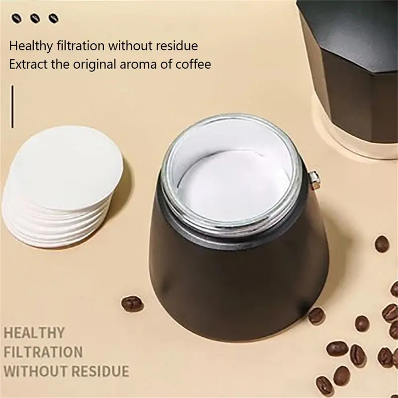 100PCS Filter Paper Coffee Tea Maker Replacement For Aeropress Accessories 3