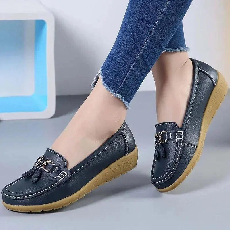 Women Shoes Slip On Loafers For Ballet Flats Women Moccasins Casual Sneakers Zapatos Mujer Flat Shoes For Women Casual Shoes Footwear Walking Shoes Girl Slipon Comfort Parent 2