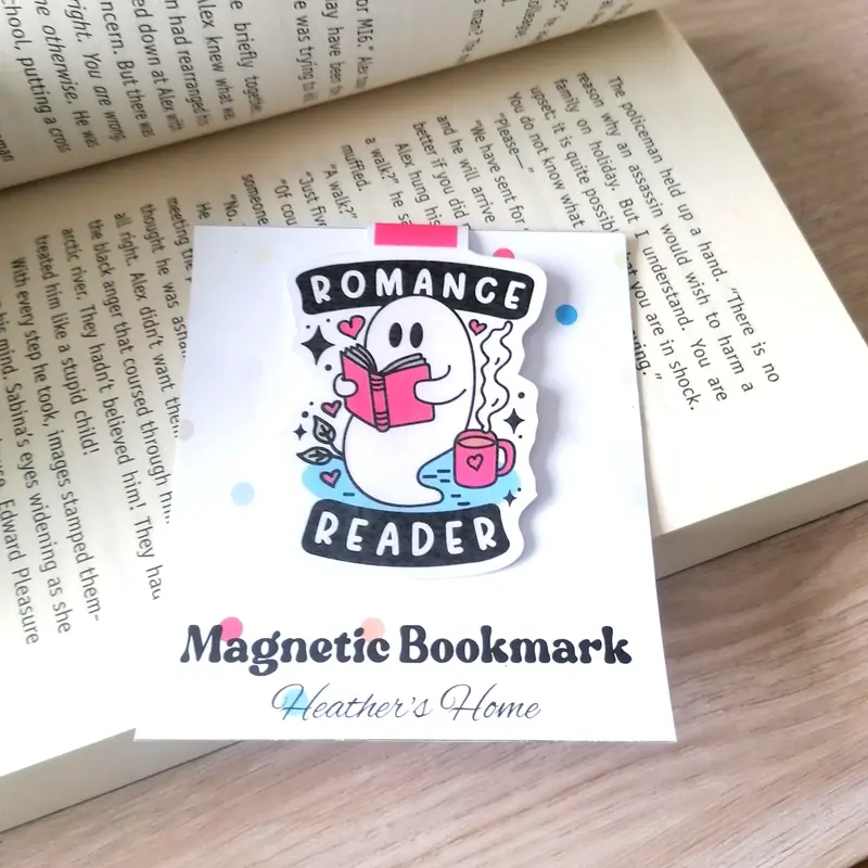 MAGNETIC BOOKMARK-ROMANCE READER-BOOKISH GIFT-READER GIFTBOOKMARK GIFT magnetic  bookmarks 3